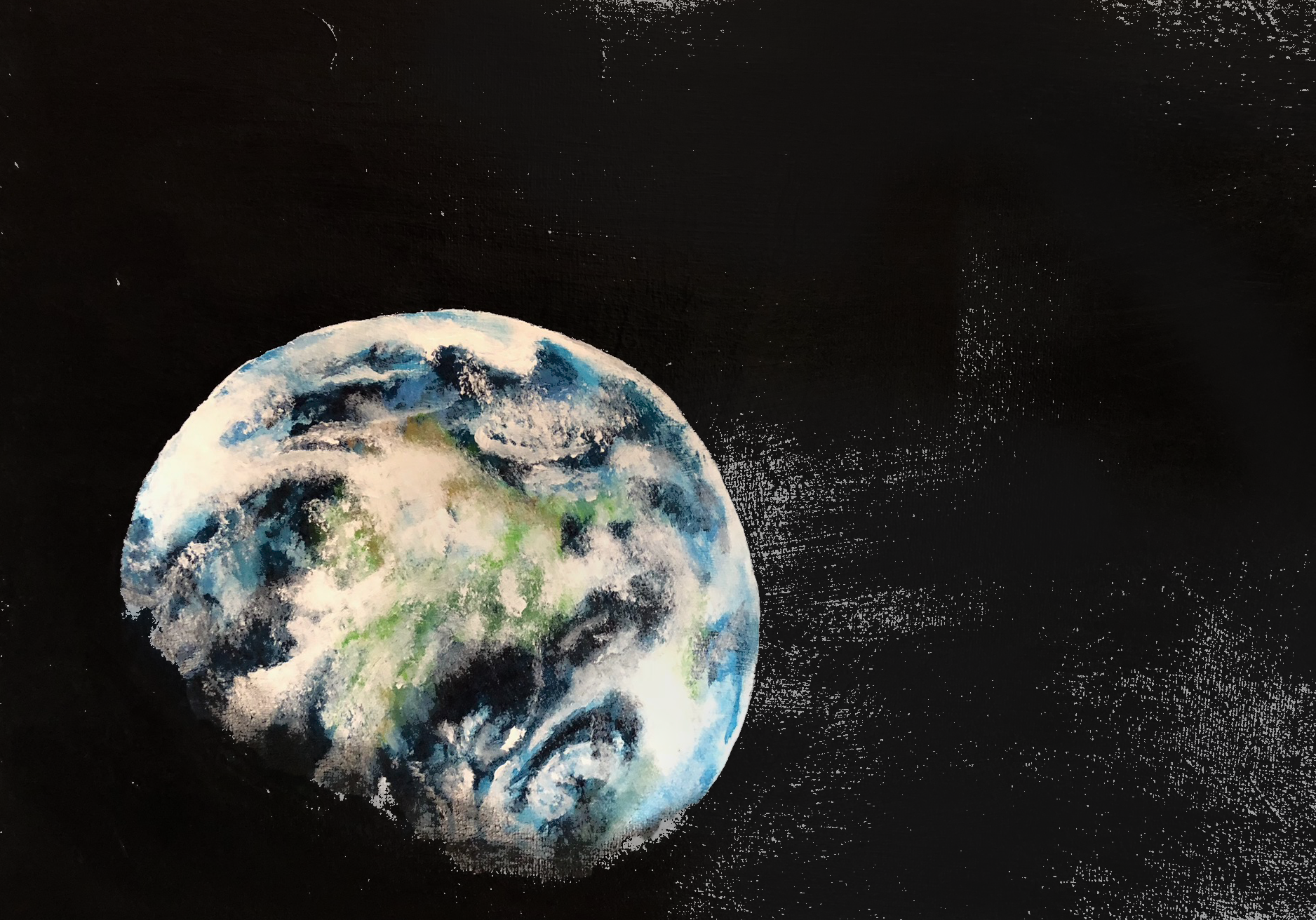 Paiting of the earth by RH