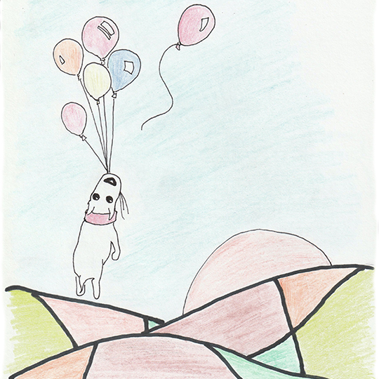 Hanging dog